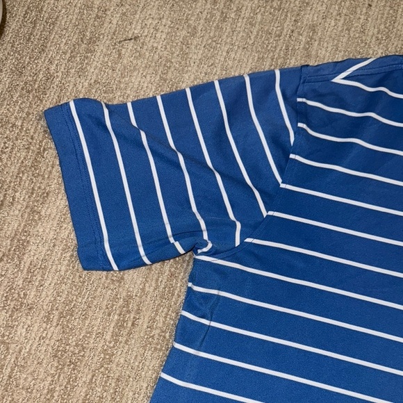 FootJoy Men's Size XL Blue/White Polyester Golf Polo - Picture 4 of 11